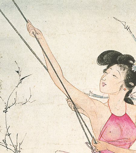 隆昌县-胡也佛的仕女画和最知名的金瓶梅秘戏图